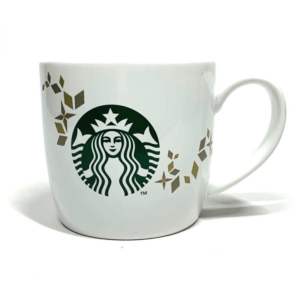 Starbucks Mug Coffee Cup Holiday Collection 2013 Mermaid Logo 14 oz